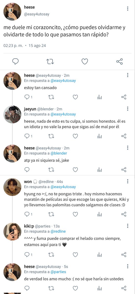 jakeysplace's tweet photo. 07 🍧 me duele mi corazoncito https://t.co/rW2G0LqJIX