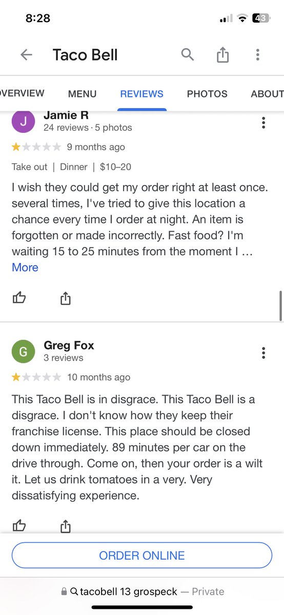 KyleeEubanks's tweet photo. Bro @tacobellcare  your driver thru on 15mile in Groesbeck Hwy in Clinton twp Michigan is voted the worst Taco Bell in America and was honestly horrified by the time and quality. But love your drive thru on 23 mile in New Baltimore 😂😂😂 https://t.co/9L85KxA4Yu