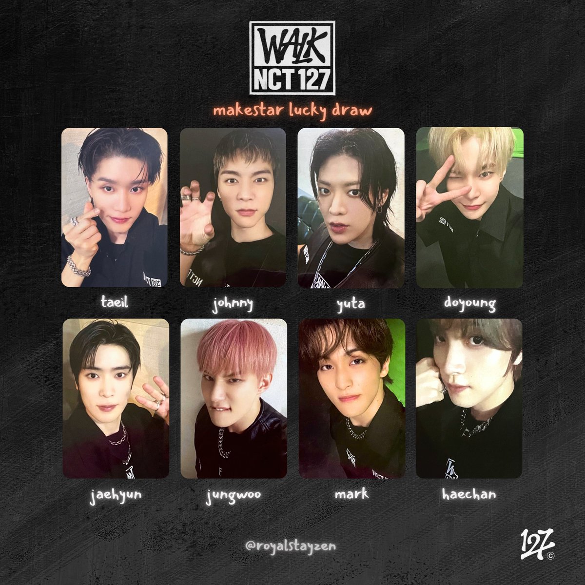 NCT 127 WALK マーク everline ラキドロ トレカ 特典 KPOP商品 情報 on