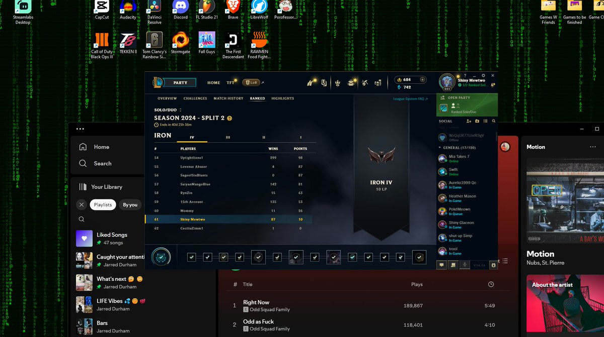 Decrepit_5ilenc's tweet photo. Live on the rift! Victory, victory, eat, repeat! 🥶🤡👻🙃🤫
https://t.co/Os3a9lETSK
.
.
.
.
.
.
.
.
#league #riot #wentoutside #smerfriendly #runeterra #FYP #live #tiktok #twitch #ekko #viego #shaco #troll #fun #vibes #gootimes #party #idk #freestlying https://t.co/8ggjANsUD8