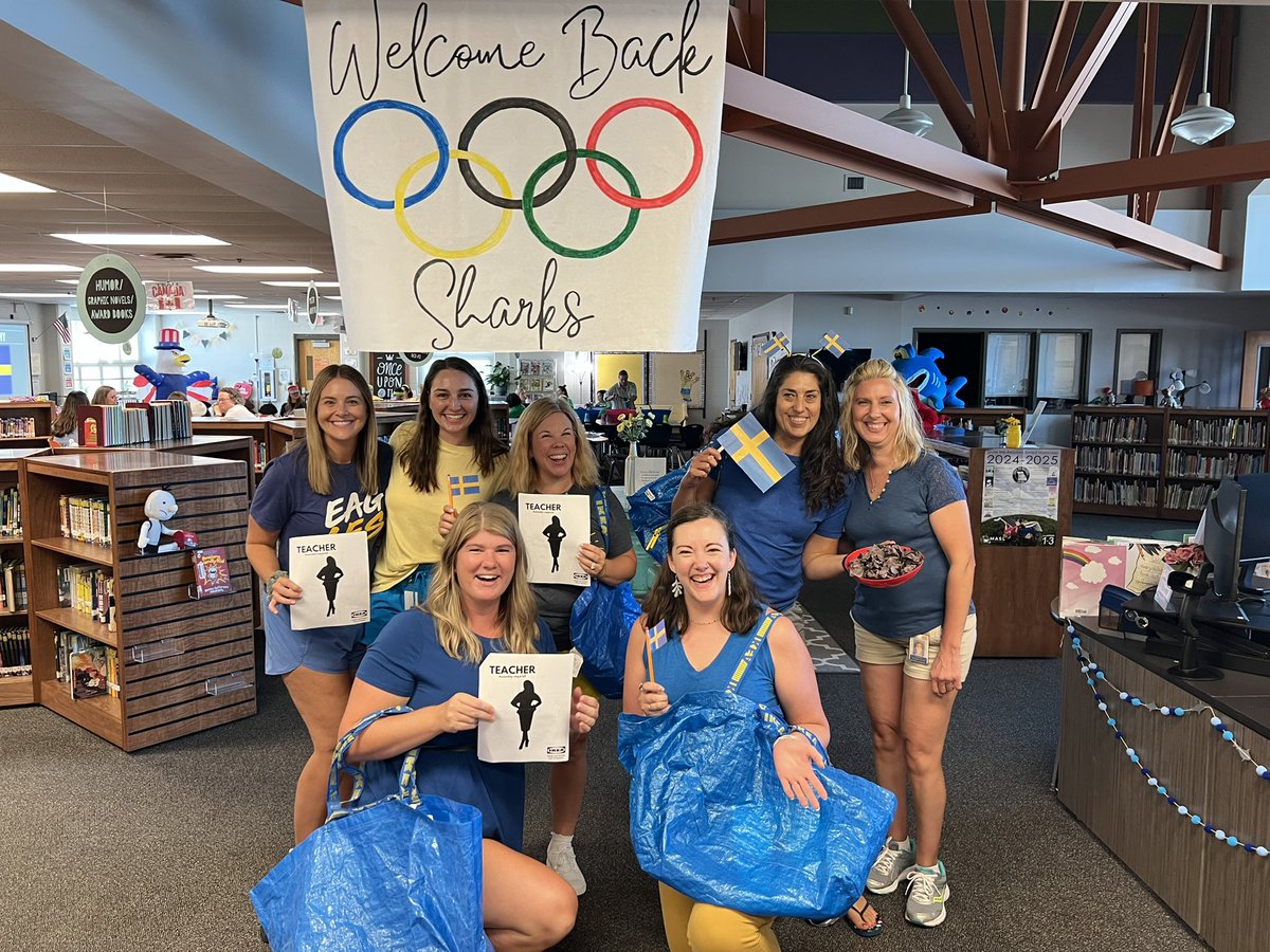 DrGriff321's tweet photo. The dedication to their assigned countries for our Preservice Olympic Games… 🇺🇸🇸🇪🇫🇷@LillianSchuElem @matthewkrohne @HartmanJaysa #lssharks #allfinsin https://t.co/xhoT8Rp733