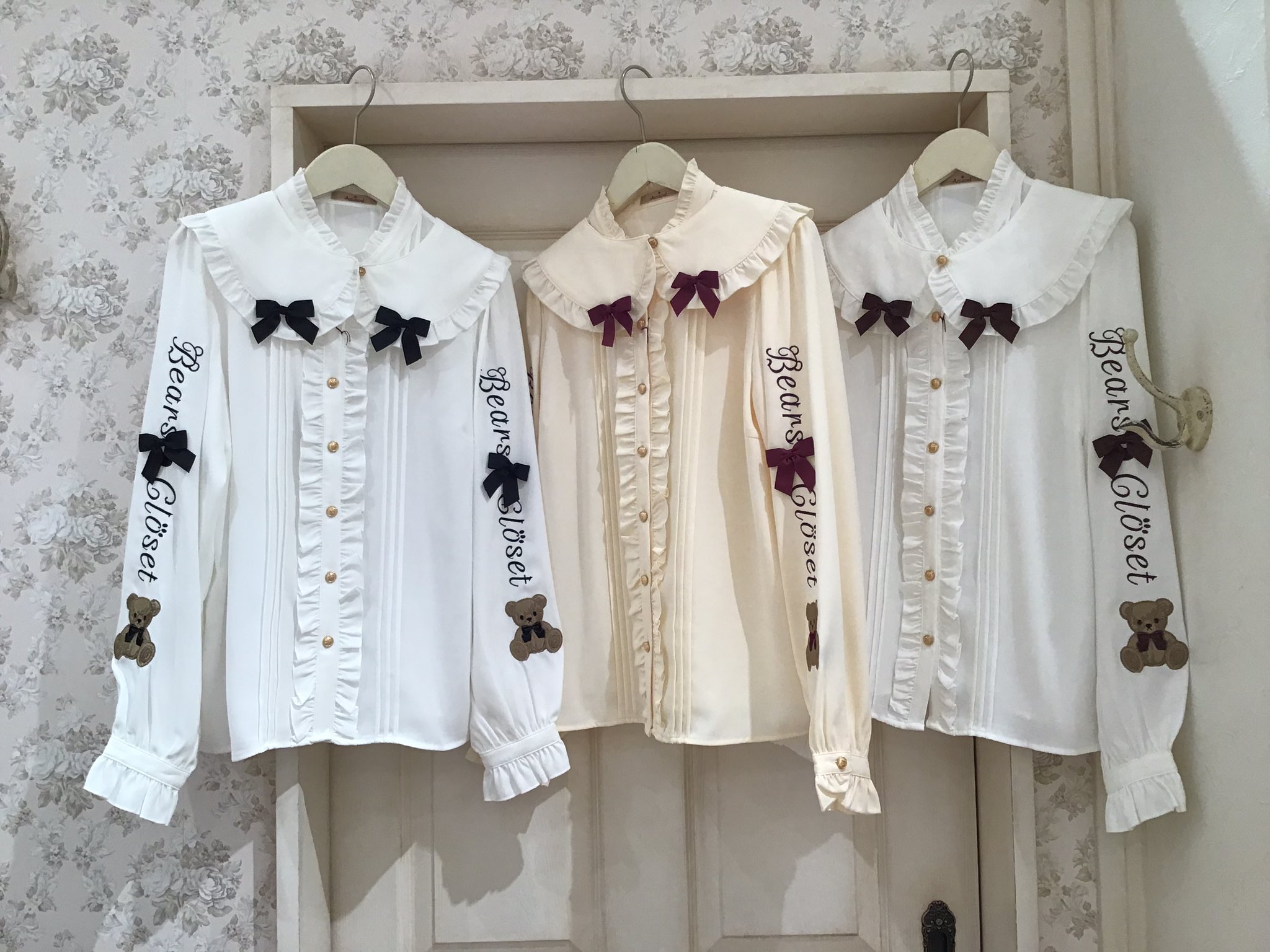 Amavel Bears Closet つけ衿ブラウス 新品 Amavel アマベルBears Closet つけ衿ブラウス