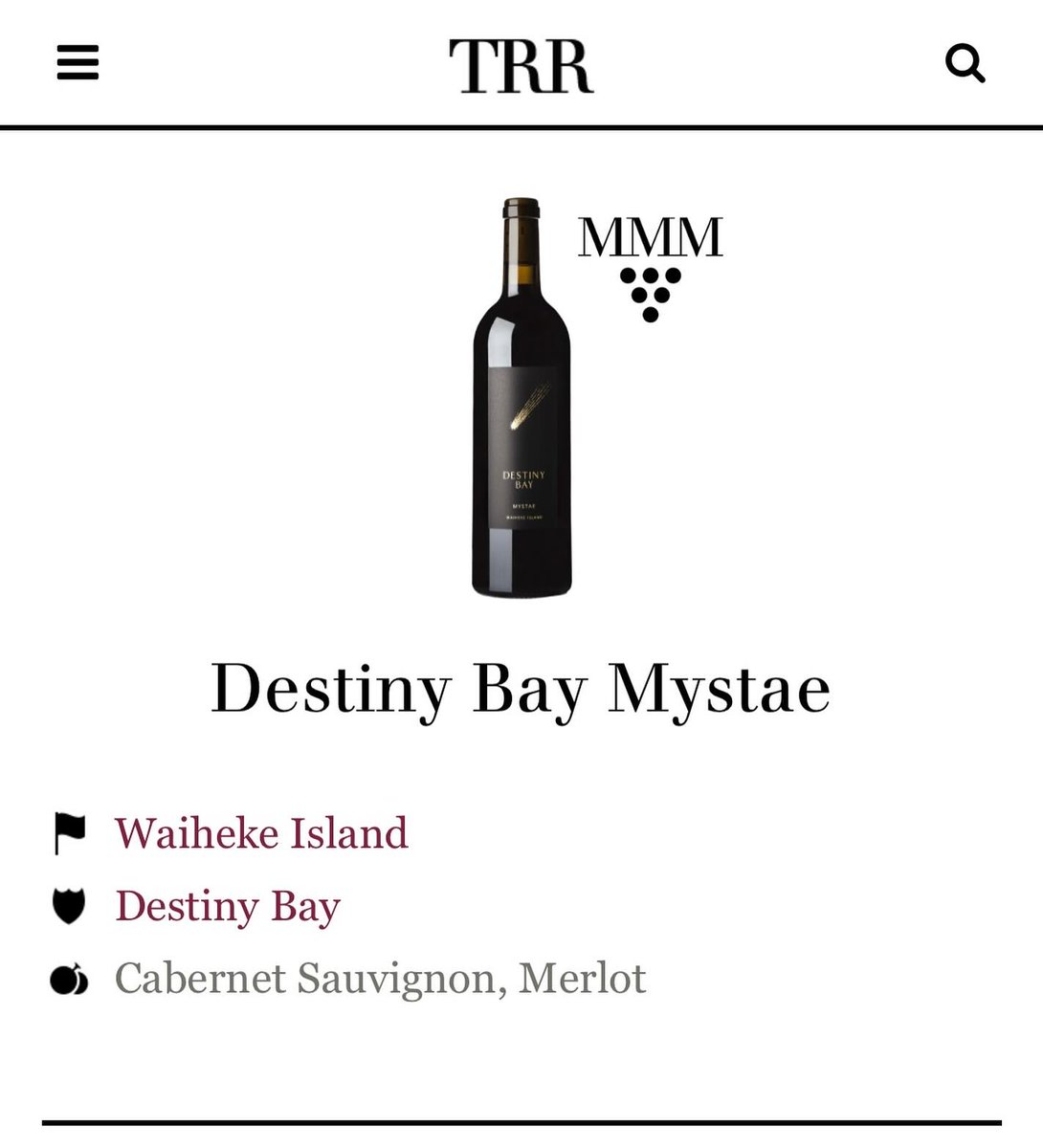 DestinyBay's tweet image. Destiny Bay is very pleased to announce that we have been awarded Three Merits in @TheRealRvw Wine Classification of New Zealand.

Visit our website for the full article.

destinybaywine.com/destiny-bay-aw…