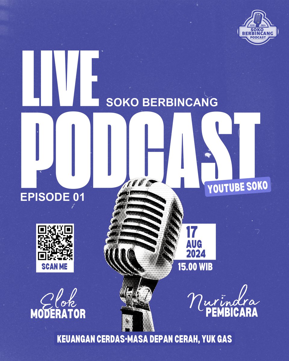 sokofinancial's tweet photo. Sobat SOKO, siapkan dirimu untuk meraih karier impian! Di episode perdana SOKO Berbincang, Kak Nurindra akan membongkar semua rahasia suksesnya bekerja di PwC. Simak tips dan triknya dan dapatkan strategi jitu menembus PwC, Jangan sampai ketinggalan! ✨ https://t.co/CAvVa10fHS