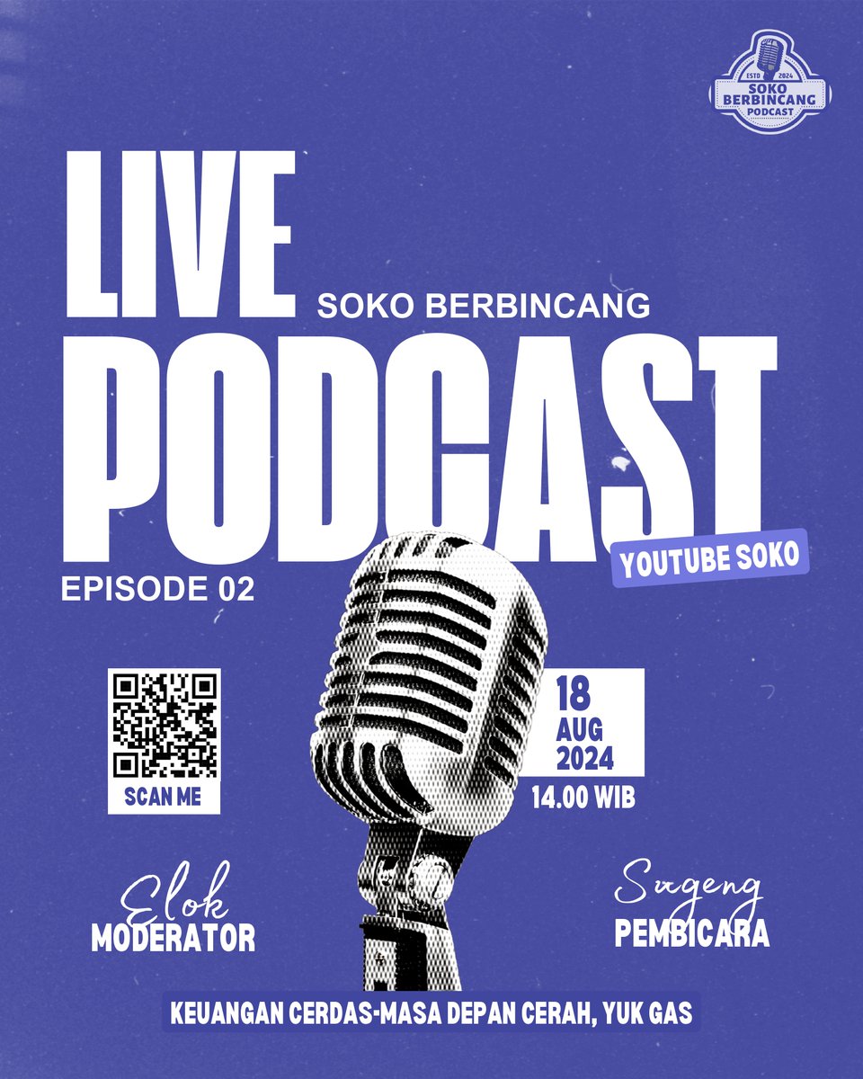 sokofinancial's tweet photo. Sobat SOKO, siapkan dirimu untuk meraih karier impian! Di episode perdana SOKO Berbincang, Kak Nurindra akan membongkar semua rahasia suksesnya bekerja di PwC. Simak tips dan triknya dan dapatkan strategi jitu menembus PwC, Jangan sampai ketinggalan! ✨ https://t.co/CAvVa10fHS