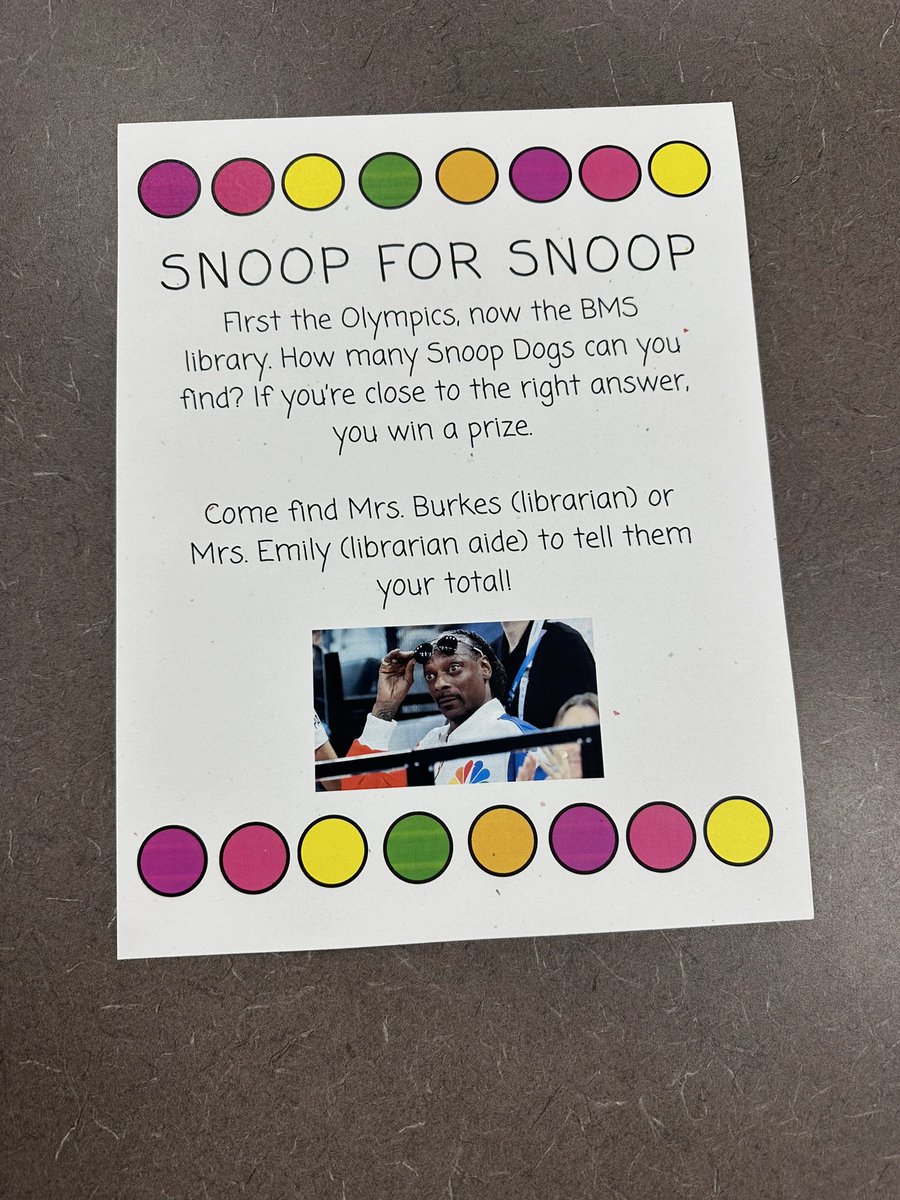 ChrystalBurkes's tweet photo. Need ideas for your #middleschoolopenhouse ? We have activities and free things on each table! #middleschoollibraries #elementarylibraries #publicschoollibraries #library https://t.co/JOVzXdCkve