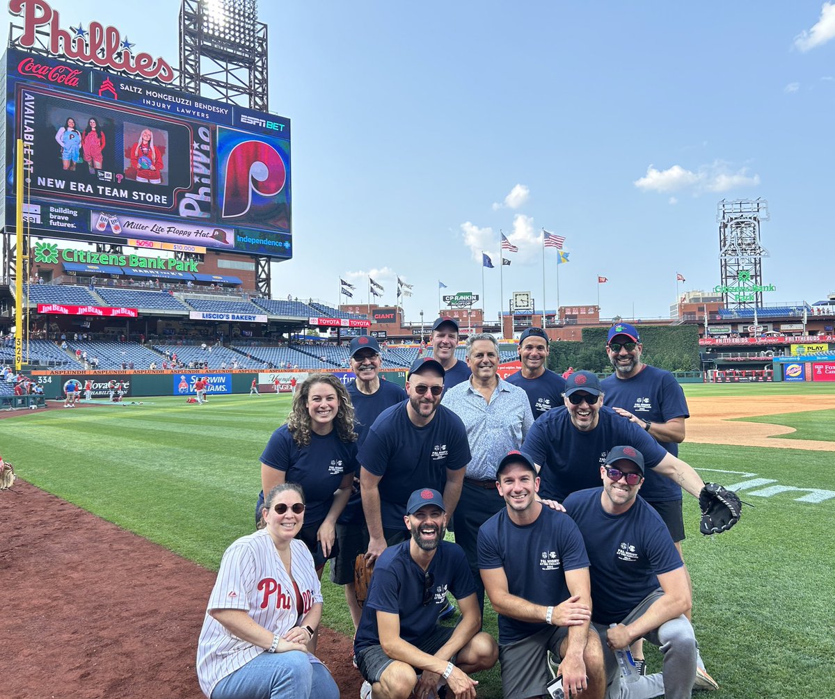 Started today celebrating a National Murrow Award win, ended with a massive loss to the Team TV at the <a href="/PhillyPAL/">PAL</a> annual Radio and TV Game! We had fun, though. That’s what counts.