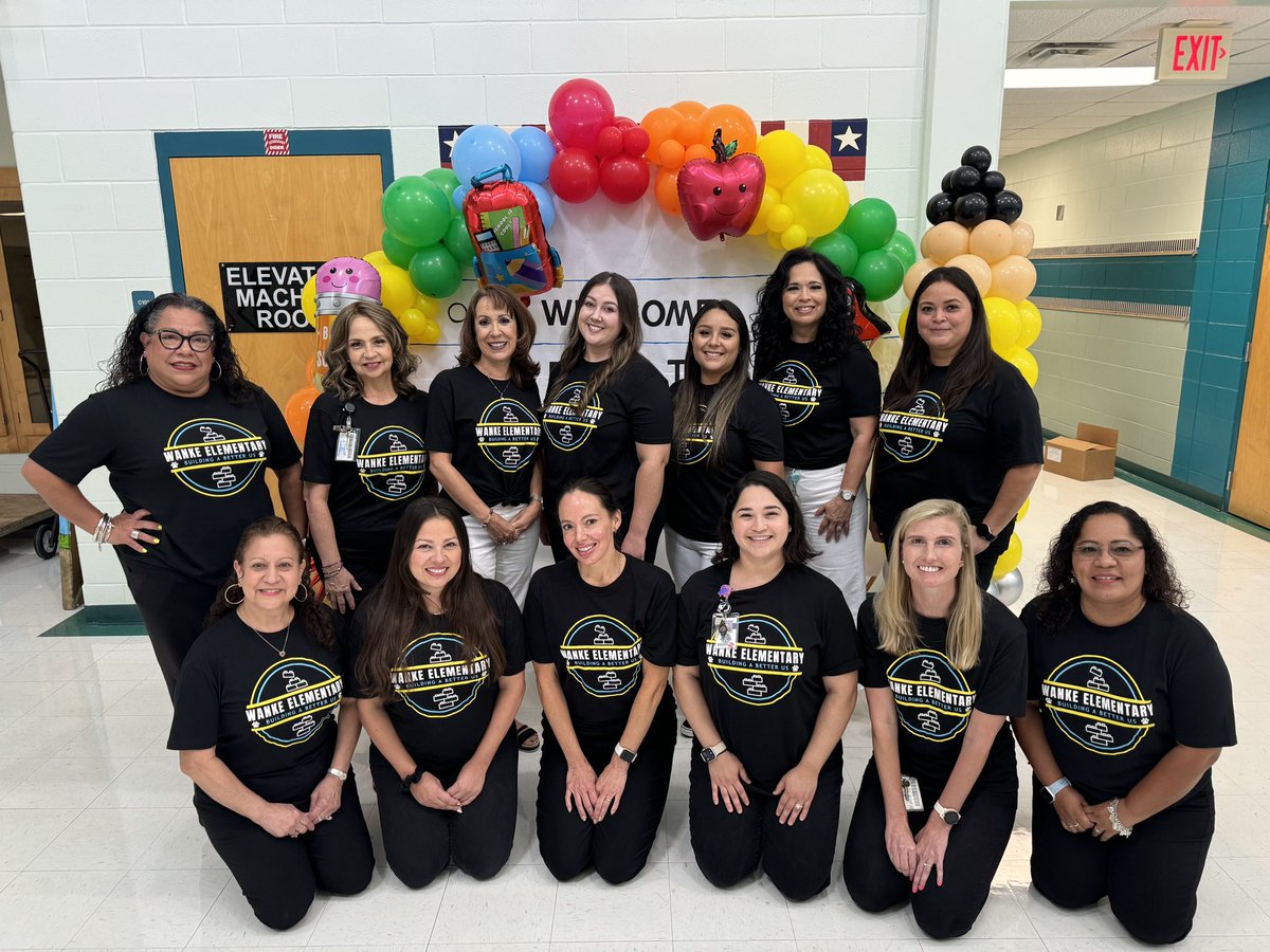 Here’s to year 6 with my amazing team 💖 This year I’ll be the ECSE teacher collab with ECC. Super excited for this new role. Love my team &amp; Campus 😊 <a href="/NISDWanke/">Wanke Elementary</a> 💙🤍🐺💛🩶