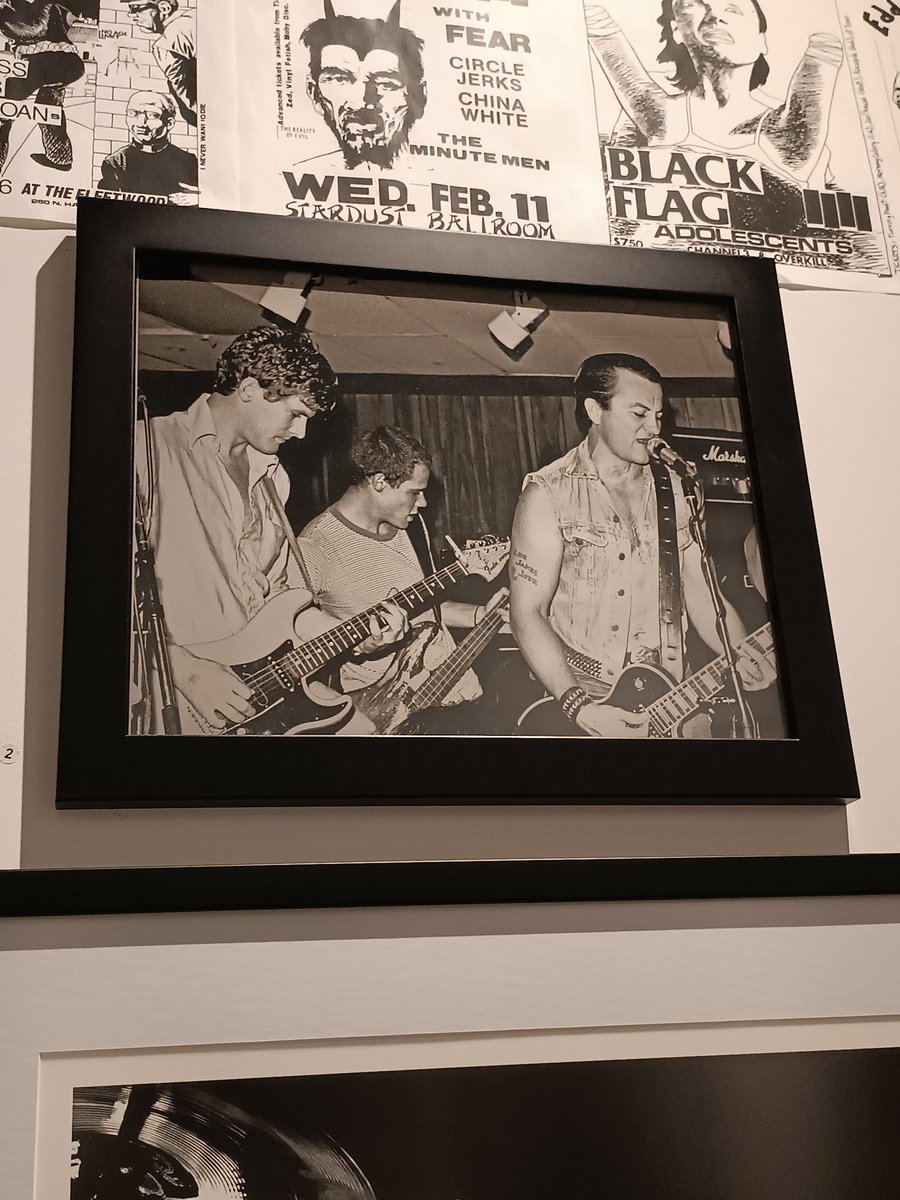 Visiting the <a href="/punkrockmuseum/">The Punk Rock Museum</a> and look who's there <a href="/flea333/">Flea</a> good to see you around!!!