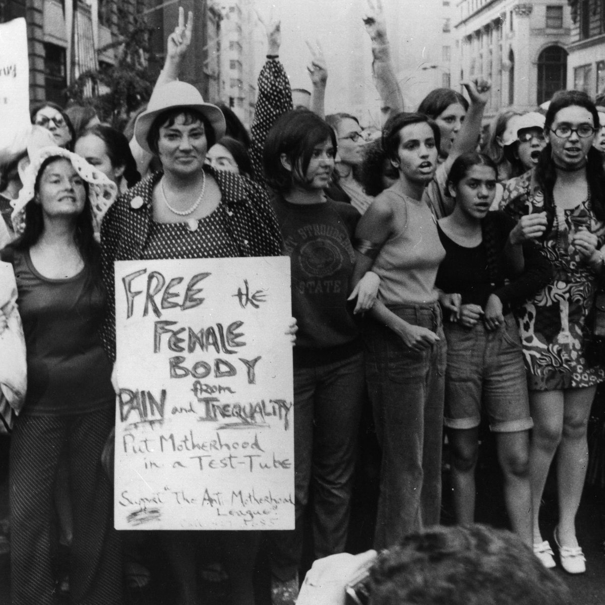 rimaanabtawi's tweet photo. Channel your inner Bella Abzug. She’d be so fired up and proud. 
#JewishWomen4Kamala 
#JoinTheCall 
#Kamala4President2024 
#WereNotGoingBack https://t.co/ahZATfAGxM