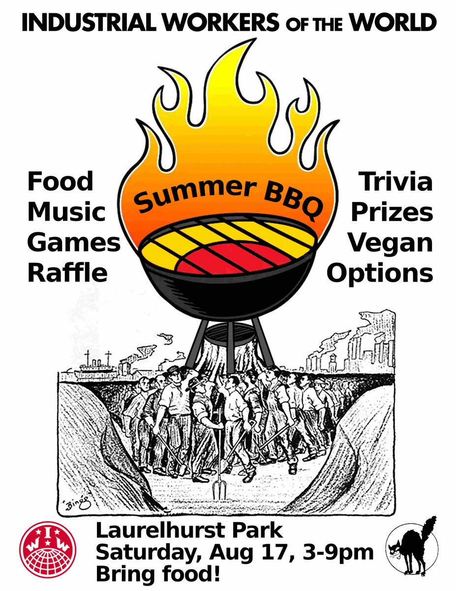 Ok, last advertisement for the BBQ. I think I made too many flyers this year.