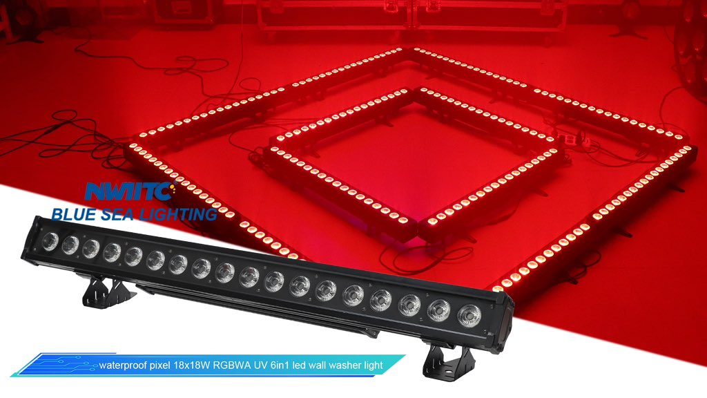 juststagelight's tweet image. 🔥🔥BLUE SEA LIGHTING Outdoor 18pcs 18W RGBWA UV 6in1 18x18w Pixel Led Wall Washer BLUESEALIGHTING ，do you want to try?🔥🔥

#stagesetup #ledmovinghead #concertlights #lightshow #entertainments #lightingdesign #lightingengineer #concertlight #theaterlighting #lightdesign
