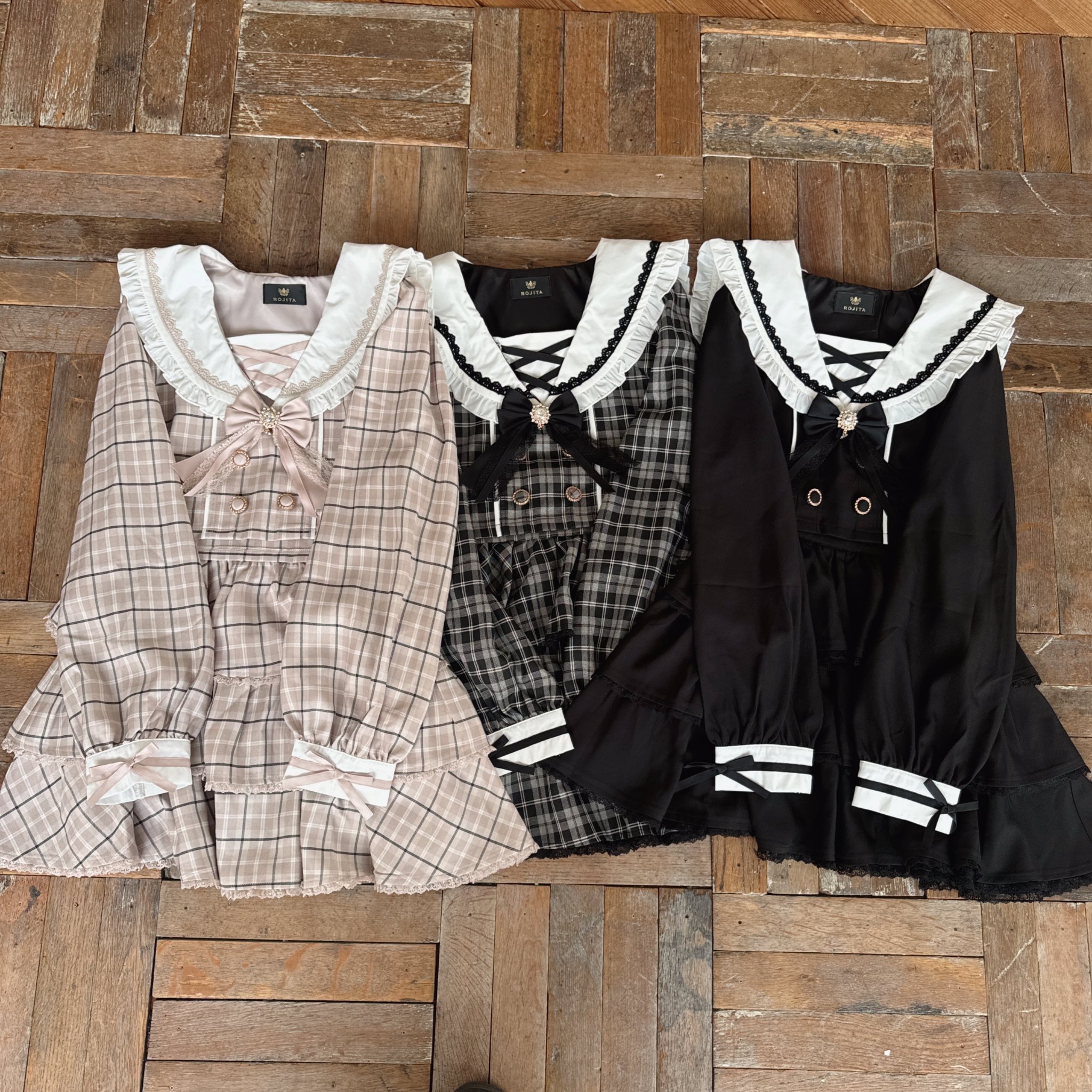 【ROJITA】ティアードセーラーセットアップ ロジータ ROJITA ティアードセーラーセットアップ （ブラック