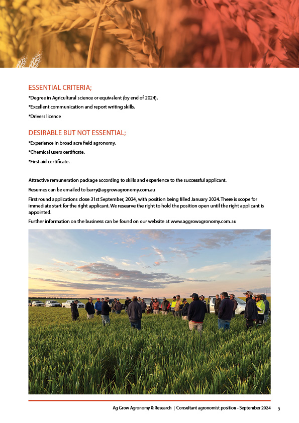 agrobaz's tweet image. We are advertising for a consultant agronomist to join our growing team. Exciting opportunity for either a graduate or experienced agronomist. Details below, please share.