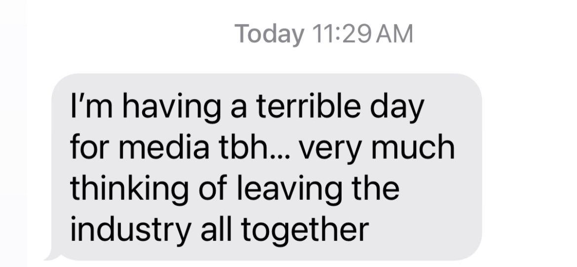 I often get messages like this one from journalists of colour…

And it breaks my heart 😔😔

#auspol