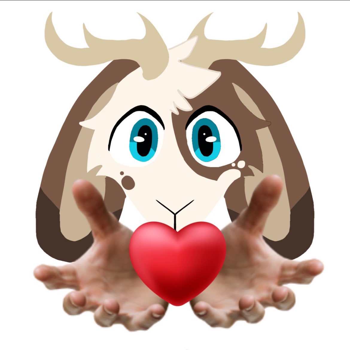 KaybeeJackalope's tweet photo. About my Fursona

Full name: Kaybee 
Gender: he/him same as me!
Species: Jackalope 
Favorite Color: light blue 
Main Sona?: Yes
Fun Fact: he’s the only jackalope sona I’ve seen
Favorite Quality: he has made me a kinder person
First OC?: Yes
What I dislike about them: not a thing! https://t.co/SEsMqRFiTa