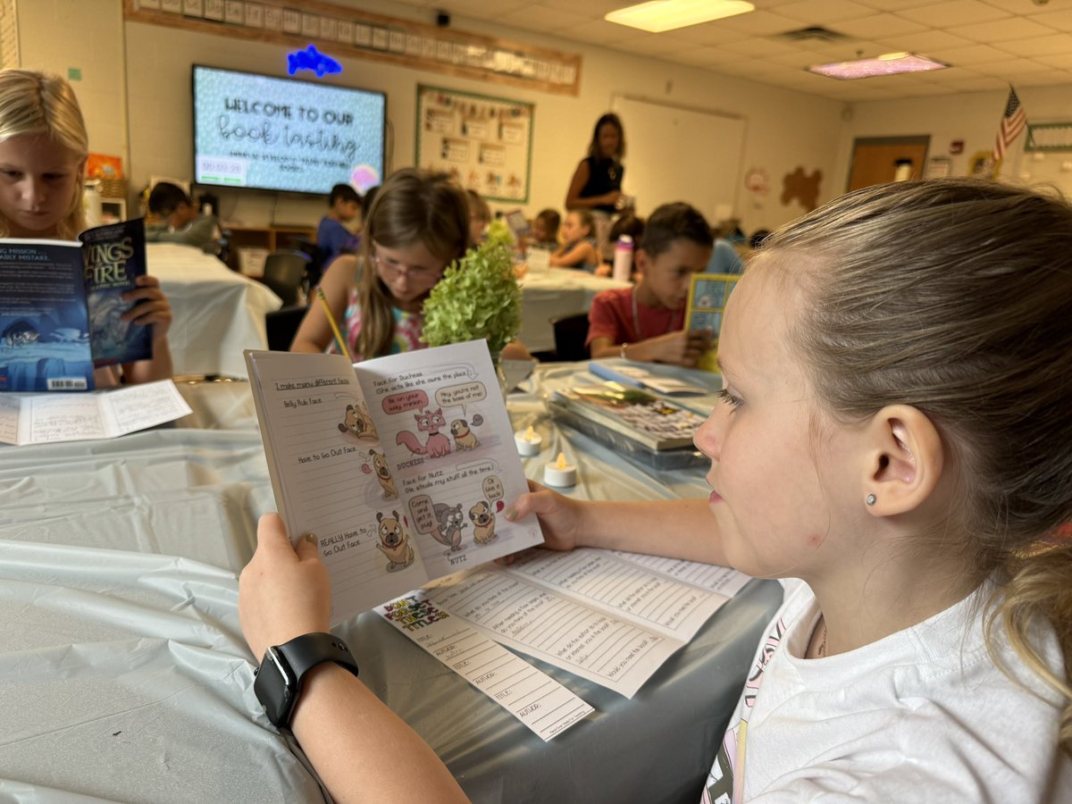 Being invited to the 3rd grade book tasting in <a href="/MsKelliWilliams/">Kelli Williams</a> room was the highlight of my week! There are a lot of eager readers among our <a href="/StopherSharks/">Stopher Elementary</a>. #StopherShines