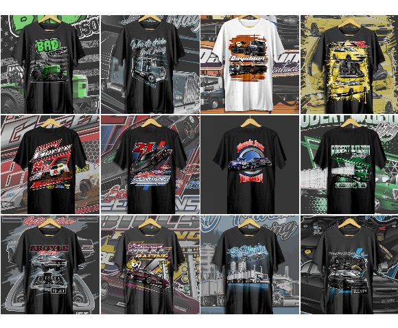 TunerCartoons's tweet photo. Explore our new t-shirt design gallery. Amazing custom car and truck art in one-of-a-kind shirt designs.  https://t.co/rcaLlHn1E0   #carshirts, #tshirtdesign #truckcartoon #tunercartoons #cartooncars #racingshirts #NASCAR #truckart #customisedgifts https://t.co/8Z99ozipY4