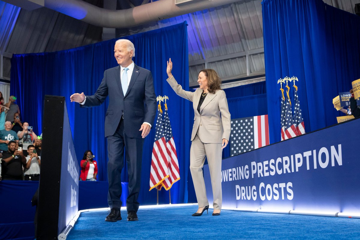 As Vice President, I was proud to cast the tie-breaking vote to pass a bill giving Medicare the power to negotiate drug prices.

Today, I was proud to stand with President Biden to announce lower health care costs as a result of those negotiations.