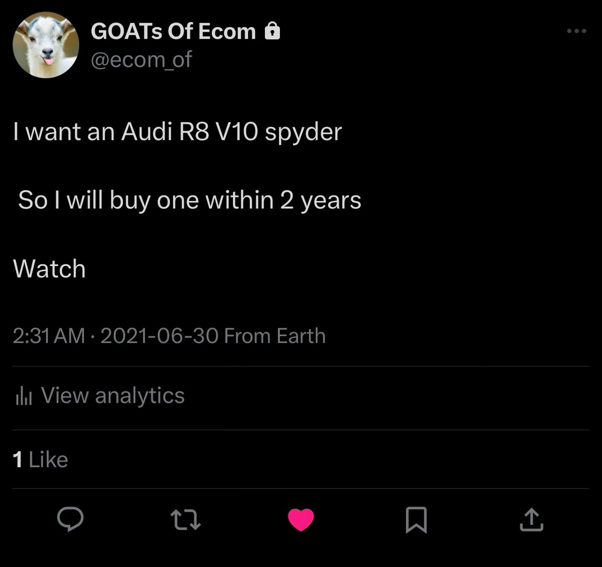 1 year late. 812 wya 👀