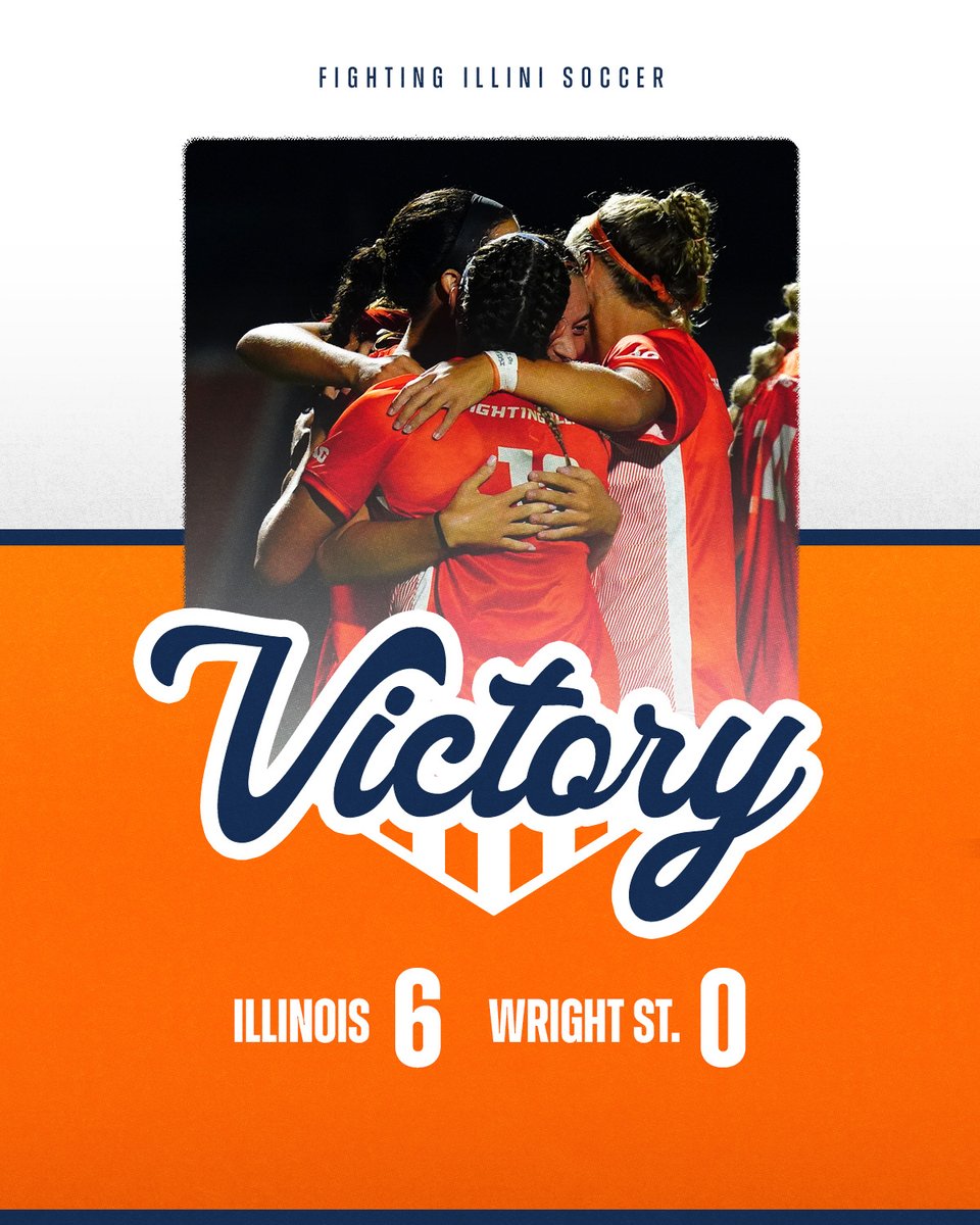 THAT'S AN ILLINOIS VICTORY!

Goals from six different goalscorers send Illinois past Wright State in the  2024 season opener!

#Illini | #HTTO | #UP ⬆️
