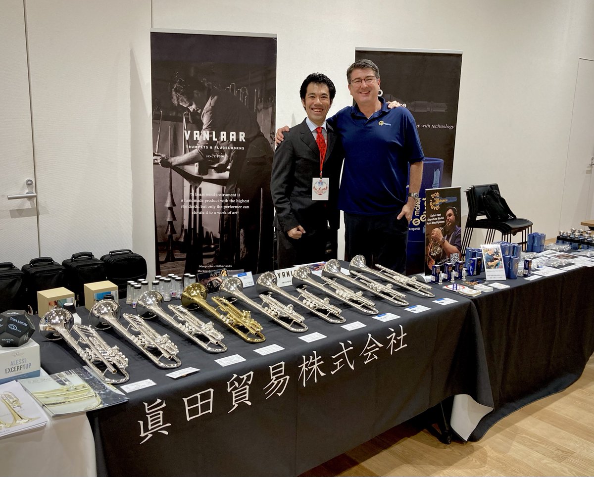 【開催中】今週末(8/16～18)は水戸で開催されるIWBC JAPAN 2024に出展。S.E.シャイアーズ、ヴァンラー、チャーリー・デイビスを展示。ボブ・リーブス社も参加しており、厳選したマウスピース各種を展示即売。8/16(金)～17(土)の2日間は会場にて「バルブアライメント」の計測を無料で行っております。
