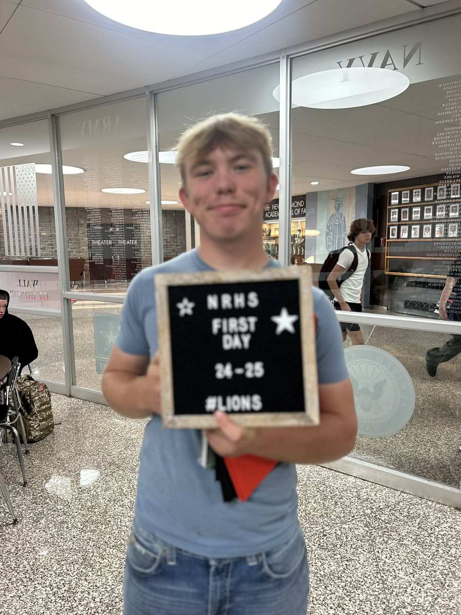 First day of school #WeAreNR