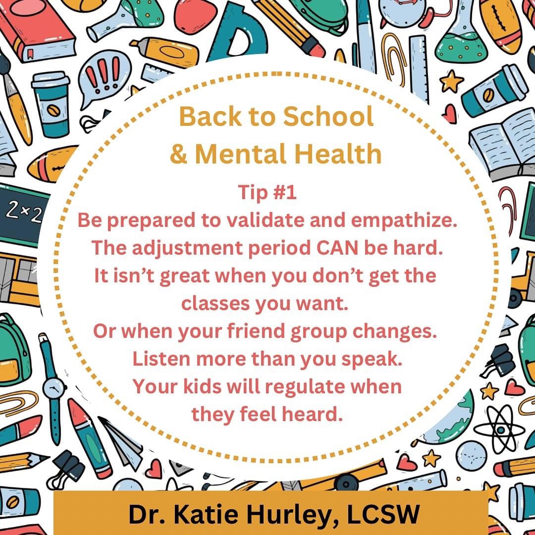 ARESCounseling's tweet photo. “Across age groups, the transition can include some ups and downs. That’s okay.

When caregivers listen, empathize, and validate, young people feel heard and understood.

You don't have to fix the problems; you just have to show support.” ❤️  @katiefhurley https://t.co/v7SPcxvEIR