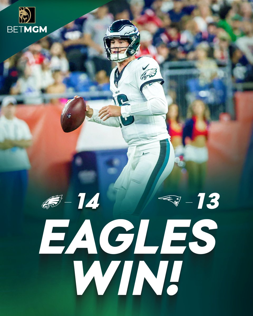 Never a doubt 😌

<a href="/BetMGM/">BetMGM 🦁</a> | #FlyEaglesFly
