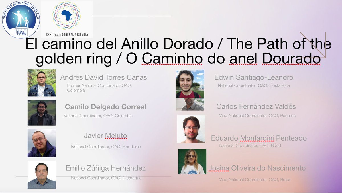 astrocolombian's tweet photo. In the following document, you’ll find an overview of the activities carried out during the @astronomy2024 : https://t.co/J8EGyGudRj. Additionally, you can read a review of the activities from the @IAUJuniorMember , which I had the pleasure of attending virtually. #astronomy2024 https://t.co/pyIvHQkyr8