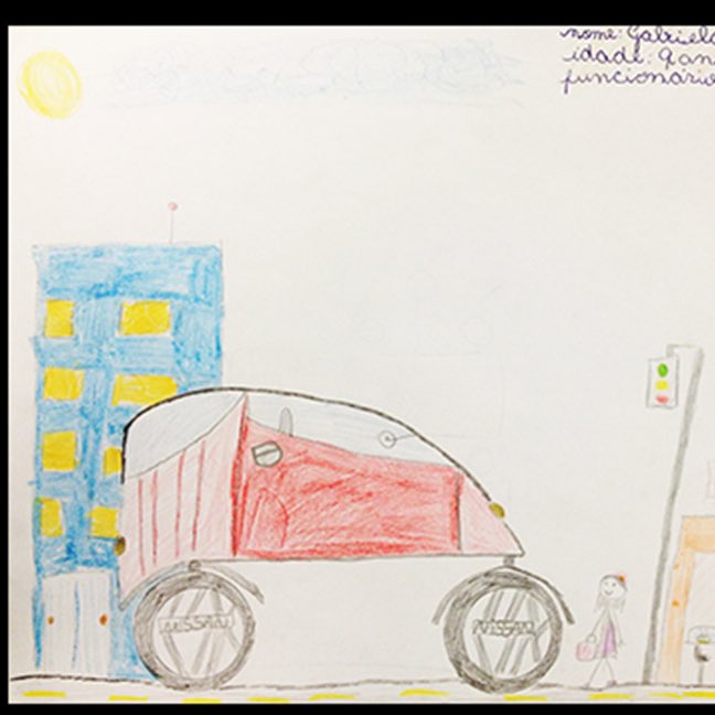 sleepy___cell's tweet photo. I’m not saying a toddler designed the cybertruck, but this 2014 drawing of a car is pretty damning evidence https://t.co/uiJPiRAyt1