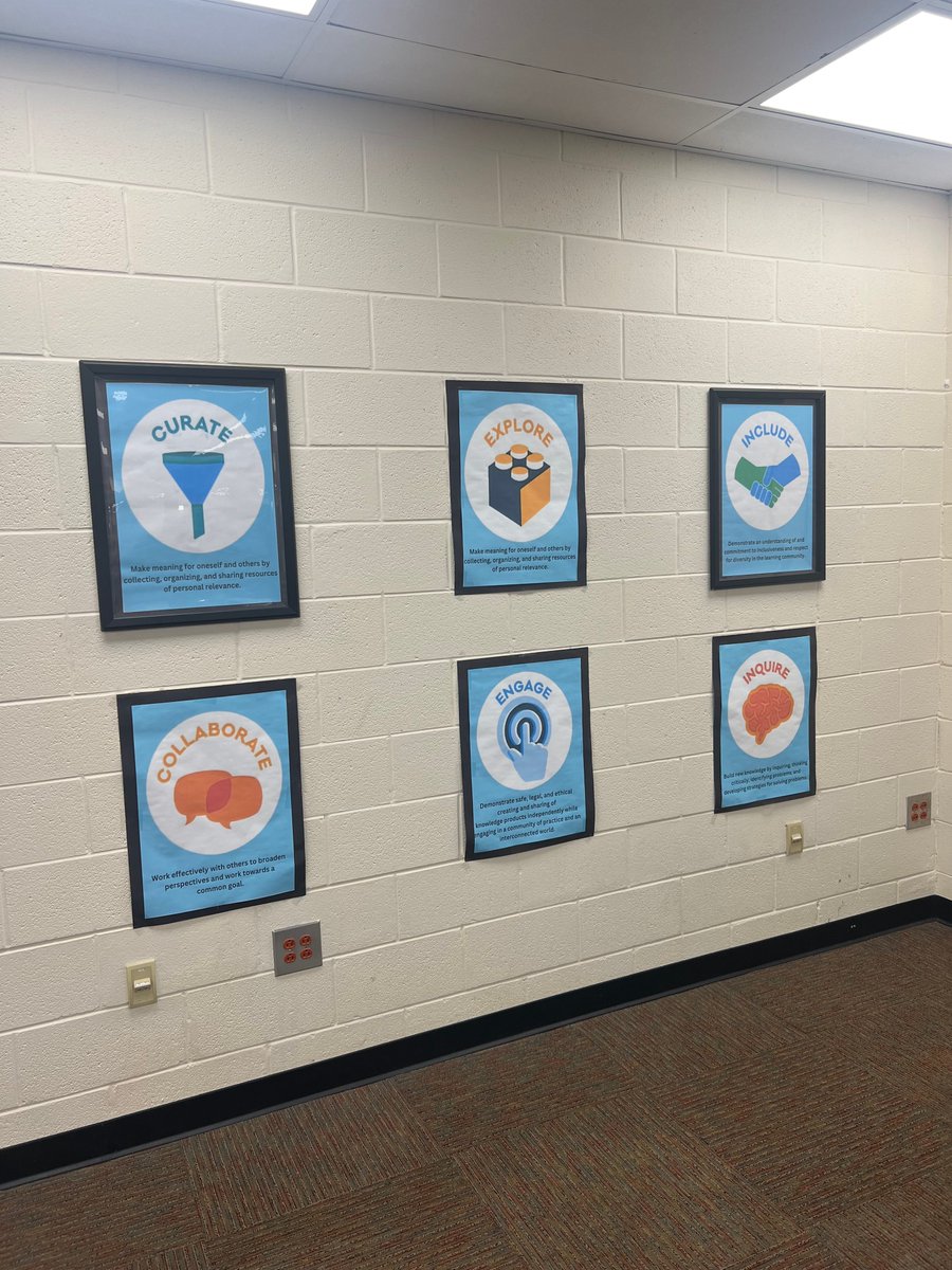 VOCALCCSD's tweet photo. The Wando library is ready for 24-25! Inspiration ✅ Signage ✅  Standards ✅ SCASL Book Award Nominees ✅ #CCSDLibrariesForALL #WeAreTheBridge https://t.co/yr5HXXQbUc