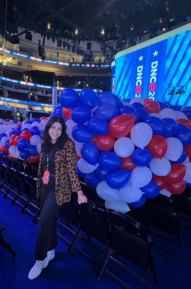meghacbhat's tweet photo. See how I come to the  @demconvention? Very demure, very mindful.

See you all in Chicago in just four days! https://t.co/0V7PqTBsHX