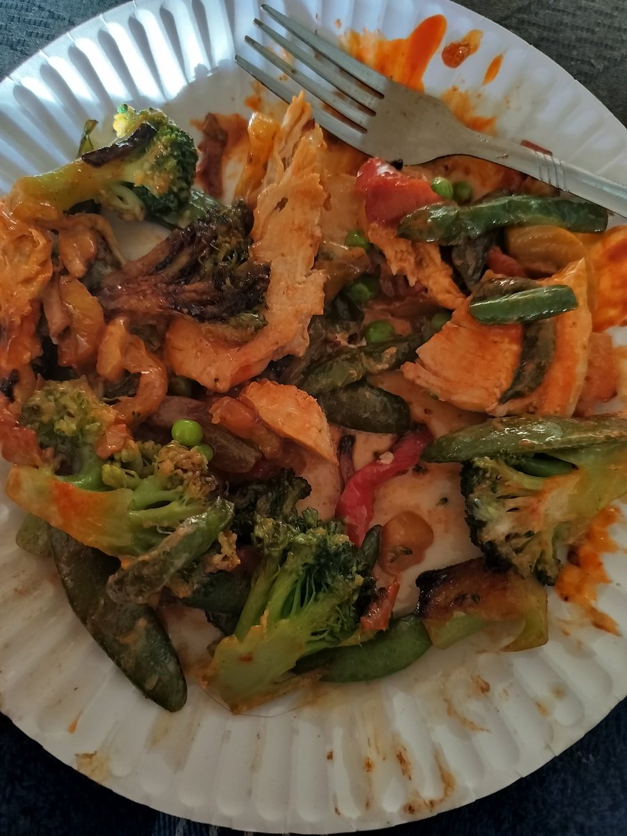 NeinAngela's tweet photo. Starting my weightloss journey and this what I eat for dinner.  Meat and veggies.  I have lost 10 lbs. https://t.co/1ctkFdQPwR