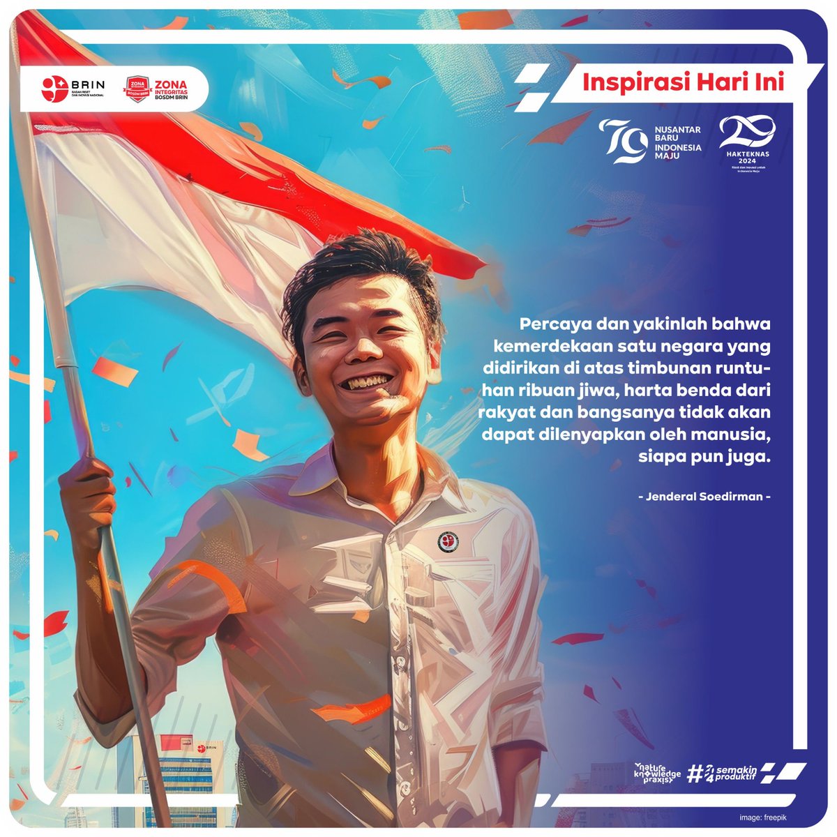 🇲🇨 Dirgahayu Republik Indonesia - “Jika kita mempunyai keinginan yang kuat dari dalam hati, maka seluruh alam semesta akan bahu-membahu mewujudkannya” - Soekarno