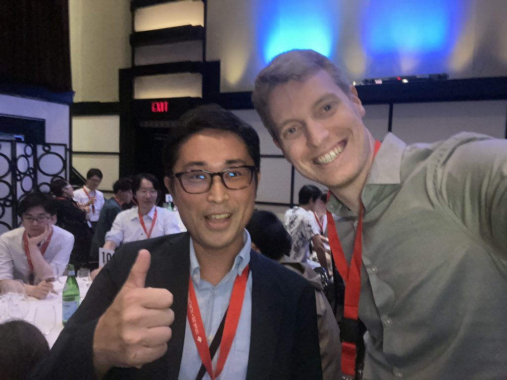 Good reconnecting with Zac Hudson at #isna20!