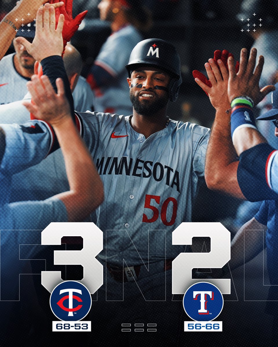 MLB's tweet photo. The @Twins get their 31st come-from-behind win this season. https://t.co/O1TTwzyWJd