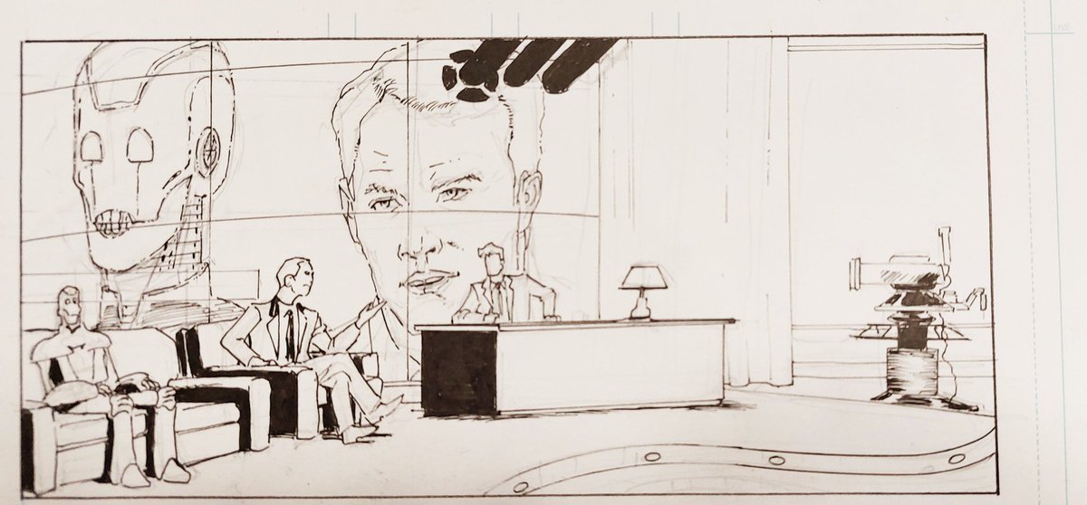 jlugo627's tweet image. Last page! Page 1, panel 1: CEO and his project robot are guests at a talk show! #imakecomics #sequentials #indiecomics