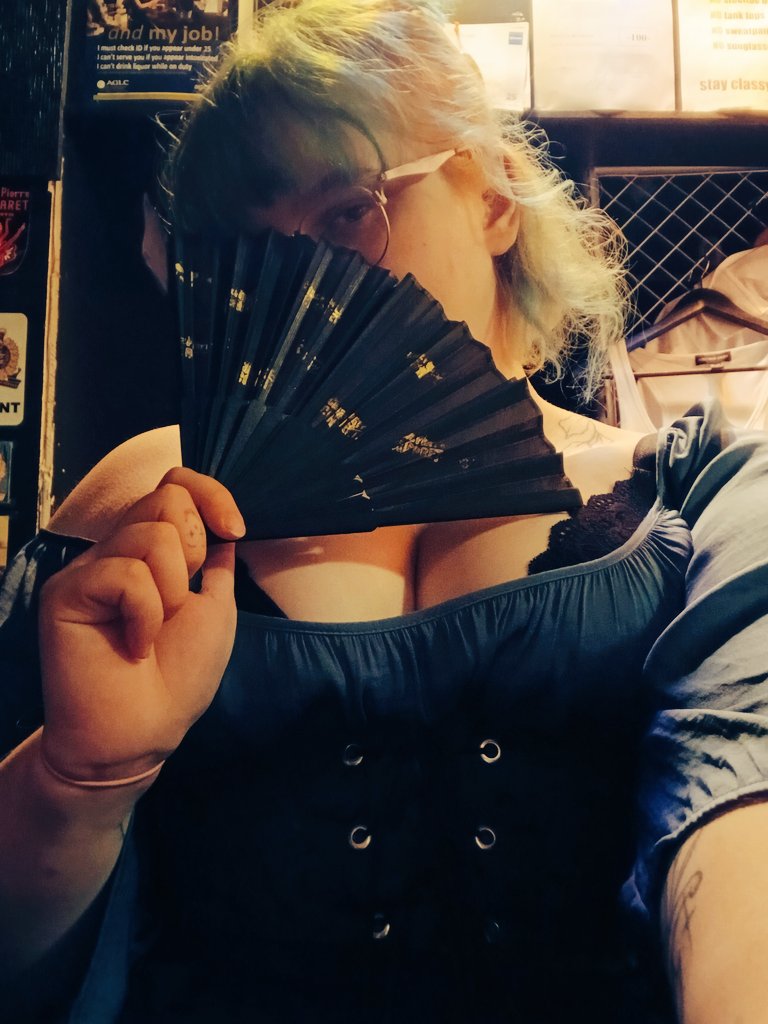 MarchIsTired's tweet photo. anyone else over-romanticize their job? 
#b00bs #polishgirl #nsfwtwtًً  #nsfwtwtًًًٌٌٍِّْْٓb #doorgirl #corset #milkmaid #renaissanceoutfit #wench #tipmeiknowyouwannaa #beagoodpetformommyandtip https://t.co/AhmvOV8PFi
