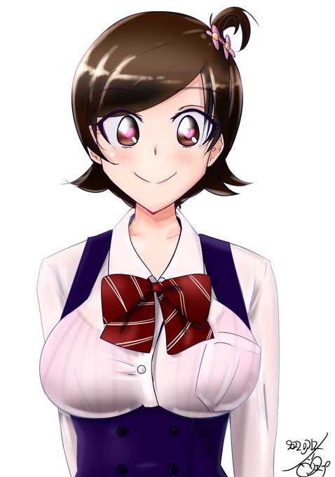 液タブ買うまで過去絵シリーズ。おhanaちゃんですが髪型変えたりしてかなりここ数年で印象変わりましたね。透けブラはかわらないですが 