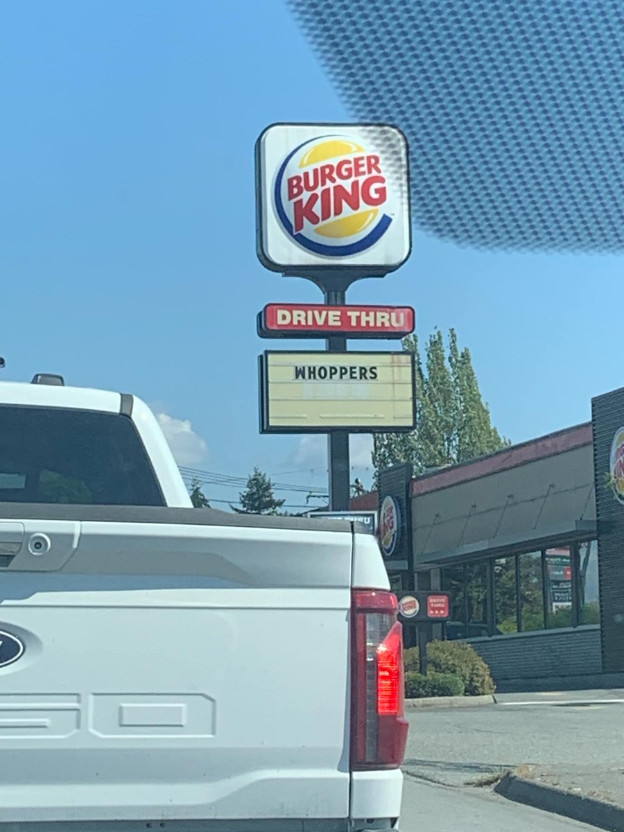 ThomasOGremlin's tweet image. Whoppers @BurgerKing