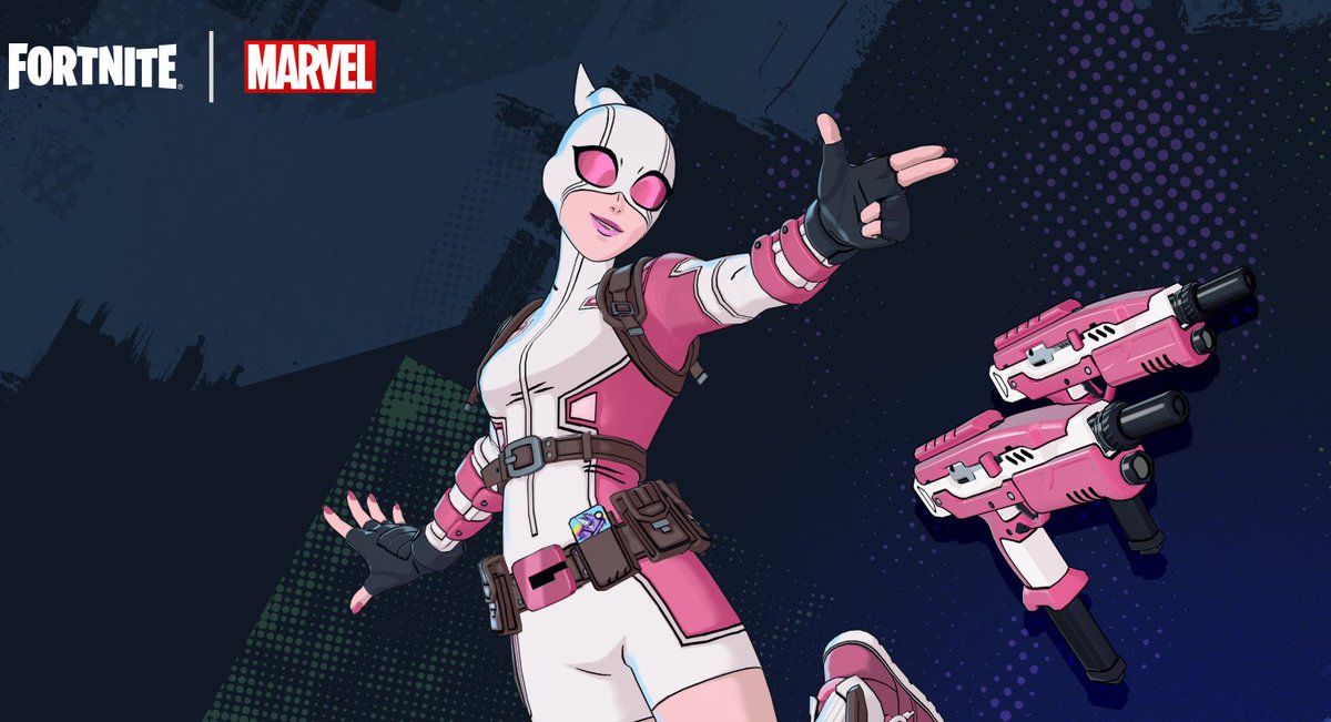 HYPEX's tweet image. Gwenpool's Description: "I played the Galactus Event. That makes me an Avenger, right?"