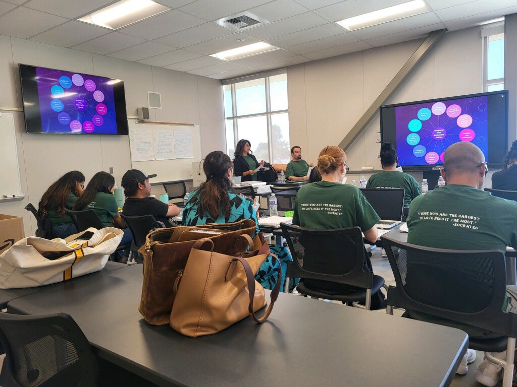 Phoenix staff working hard in professional learning for the new year!