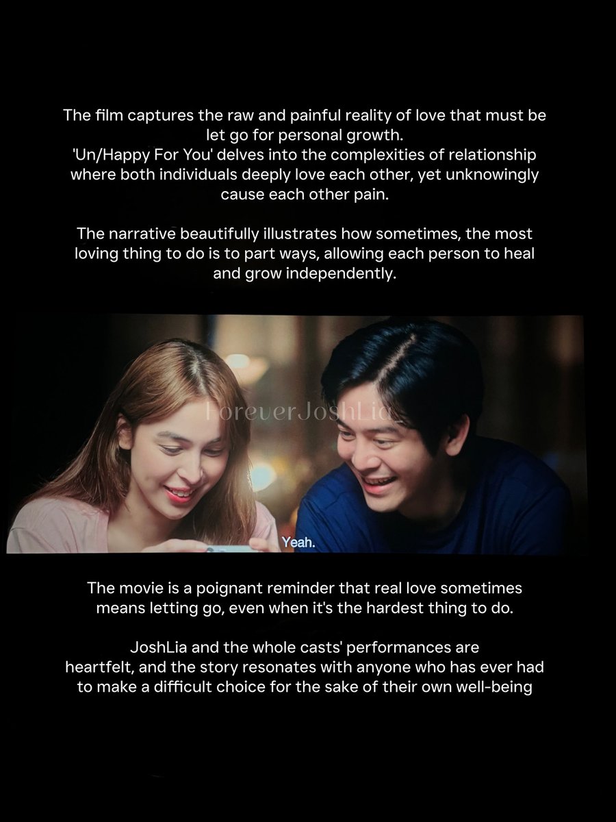 ForeverJoshLia_'s tweet photo. I guess it really is "THE BEST" comeback for #JoshLia

Again, Congrats to the Team #UnHappyForYou ✊🏻 @iamjoshuagarcia, Julia, and Direk @petersenvargas 

SOBRANG MAHAL KO KAYONG DALAWAAAA 🥹💚

https://t.co/nec9ZYRBbq

@StarCinema @VIVA_Films https://t.co/TdGZc9dcXf