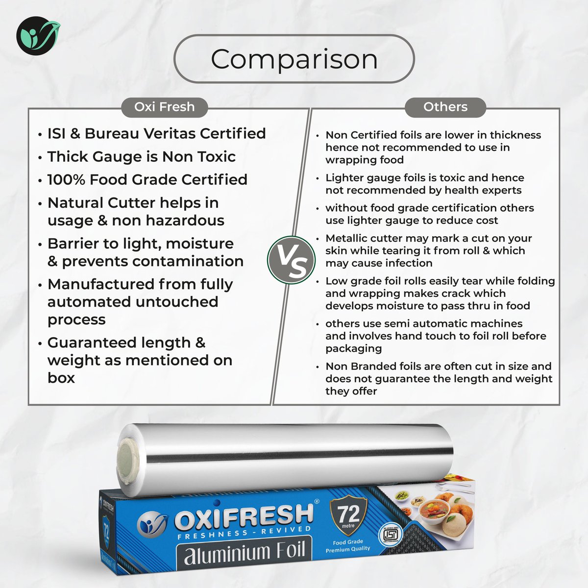 oxifreshindia's tweet photo. Oxi Fresh Aluminium Foil https://t.co/WJJakPqKG1