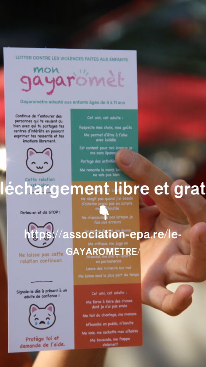 « Un outil d’expression et de prévention en créole et en français

Le « GAYAROMÈTRE » 
Cet outil permet d’évaluer le degré de danger ou de violence relationnelle que peuvent subir les utilisateurs. Il vise à détecter les situations de violence dès les premiers signes. »