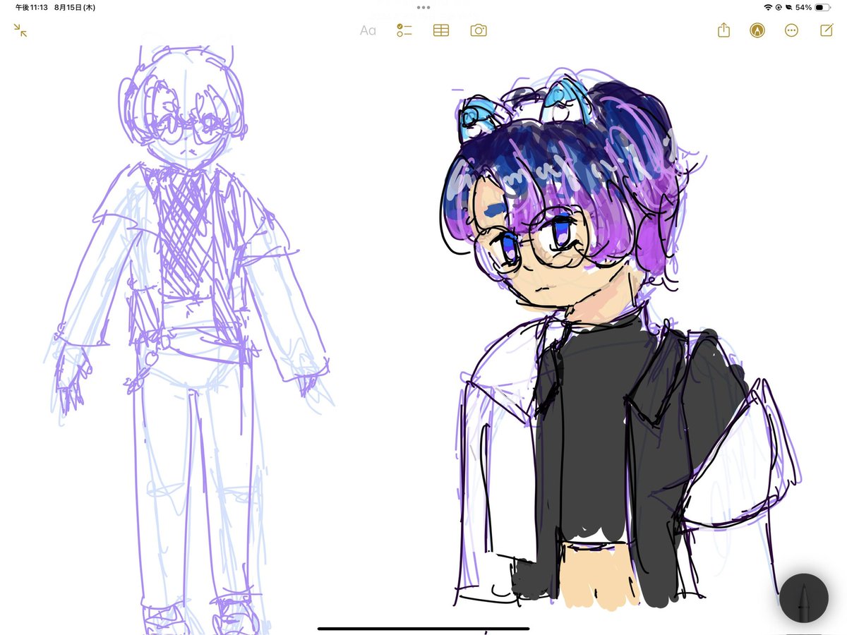 coconu_t_'s tweet image. main sona Gale doodles