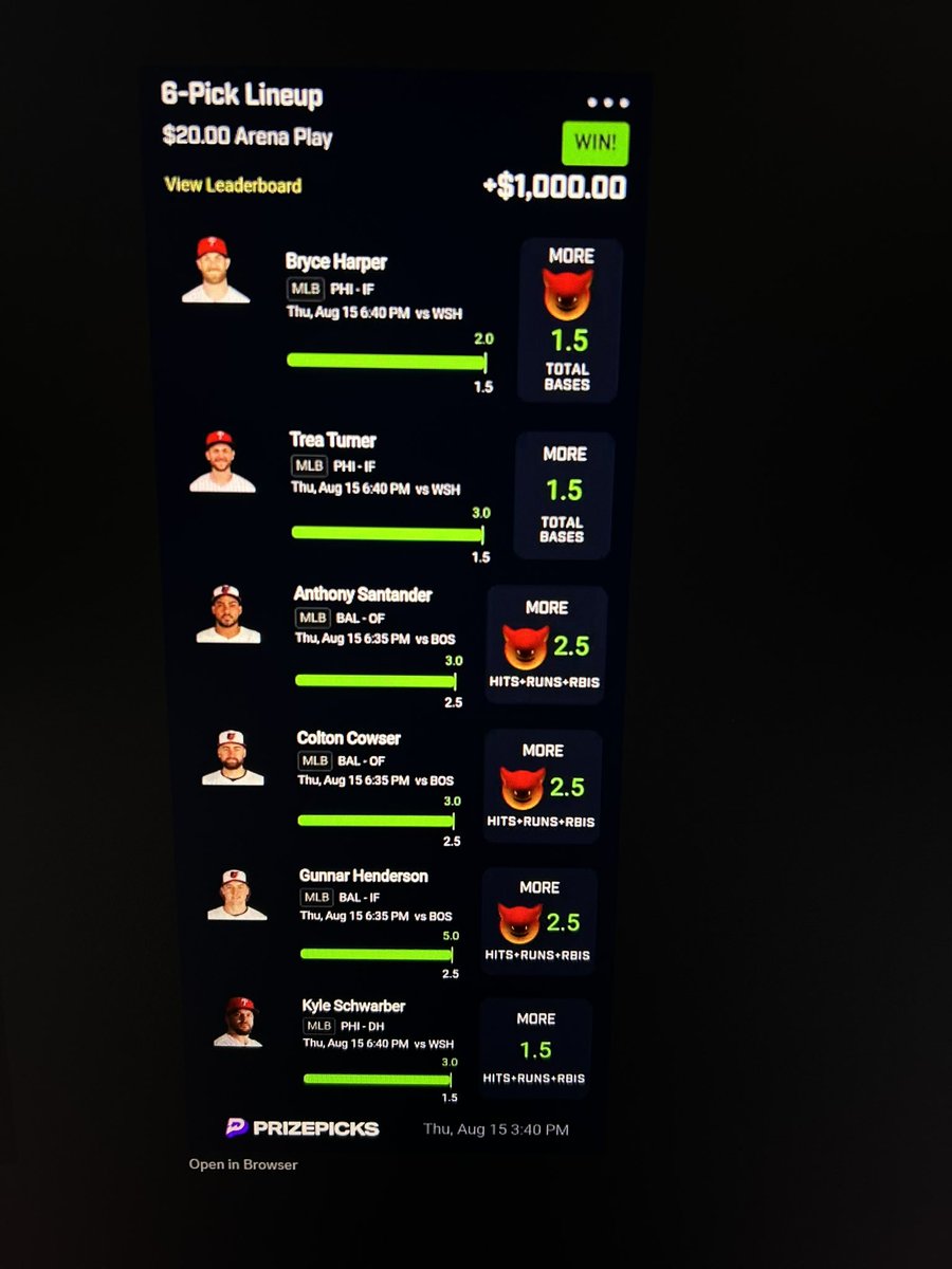 KNIGHTLOCKZ's tweet photo. BREAKING NEWS: I JUST WON A MEMBER IN MY DISCORD OVER $4,000 IN ONE DAY 🔥🔥🔥

THIS IS THE BEST FEELING EVER I SWEAR TO GOD! I AM FOREVER GRATEFUL FOR THOSE WHO PUT THEIR TRUST IN ME ❤️ 

#mlbbet #MLBBets #DFS #GamblingsTwitter #prizepicklocks #prizepicksmlb https://t.co/Loeq1A6t5B