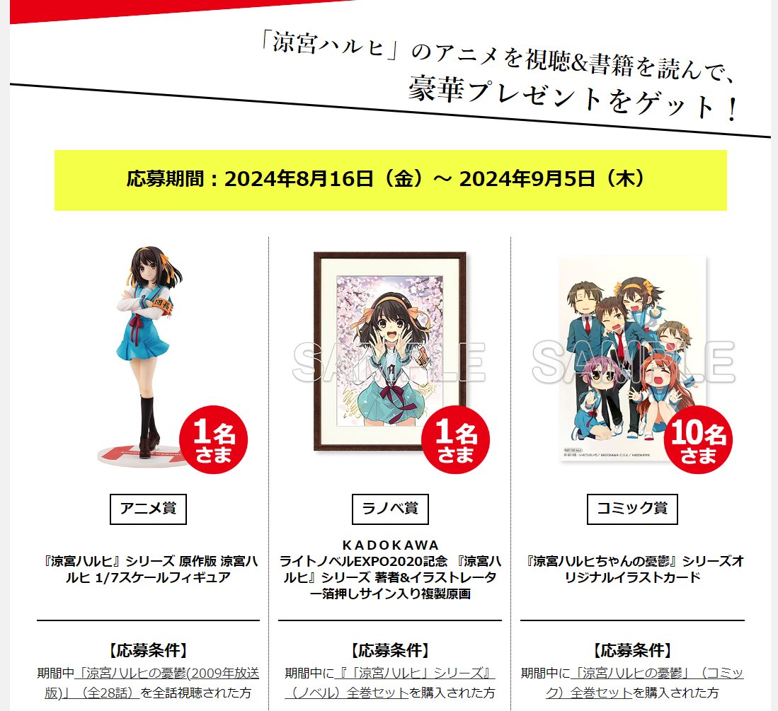 涼宮ハルヒちゃんの憂鬱 10 サイン入り 【公式通販】