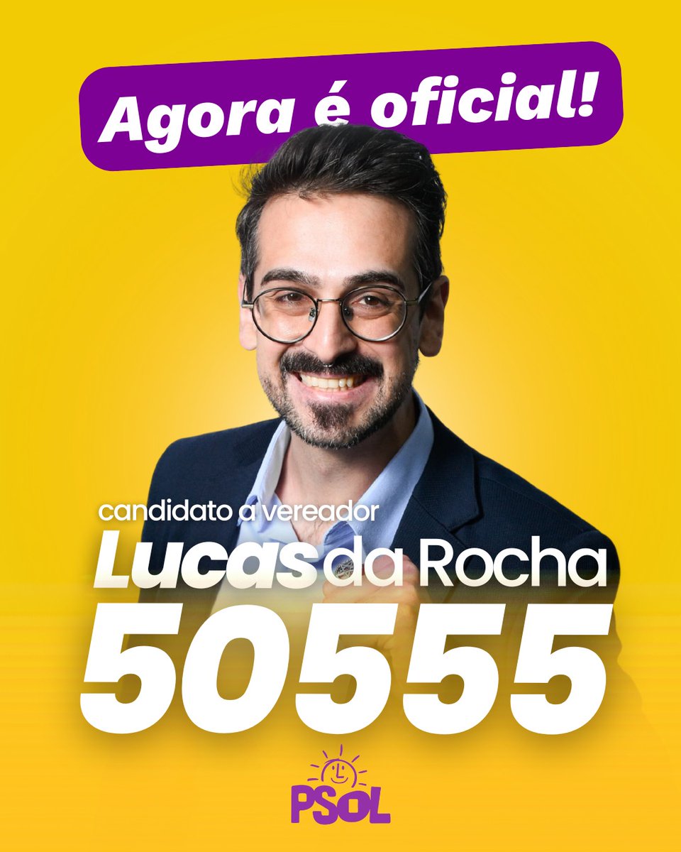 GRAVATAÍ PEDE, NÓS PODEMOS! 🌞

Eleger o primeiro vereador abertamente LGBTI+ da cidade!

Ter um vereador que defende a educação pública, popular, emancipadora!

Construir um mandato popular, que dê voz e vez às lutas populares!

No dia 06 de outubro, vote 50555, Lucas vereador!